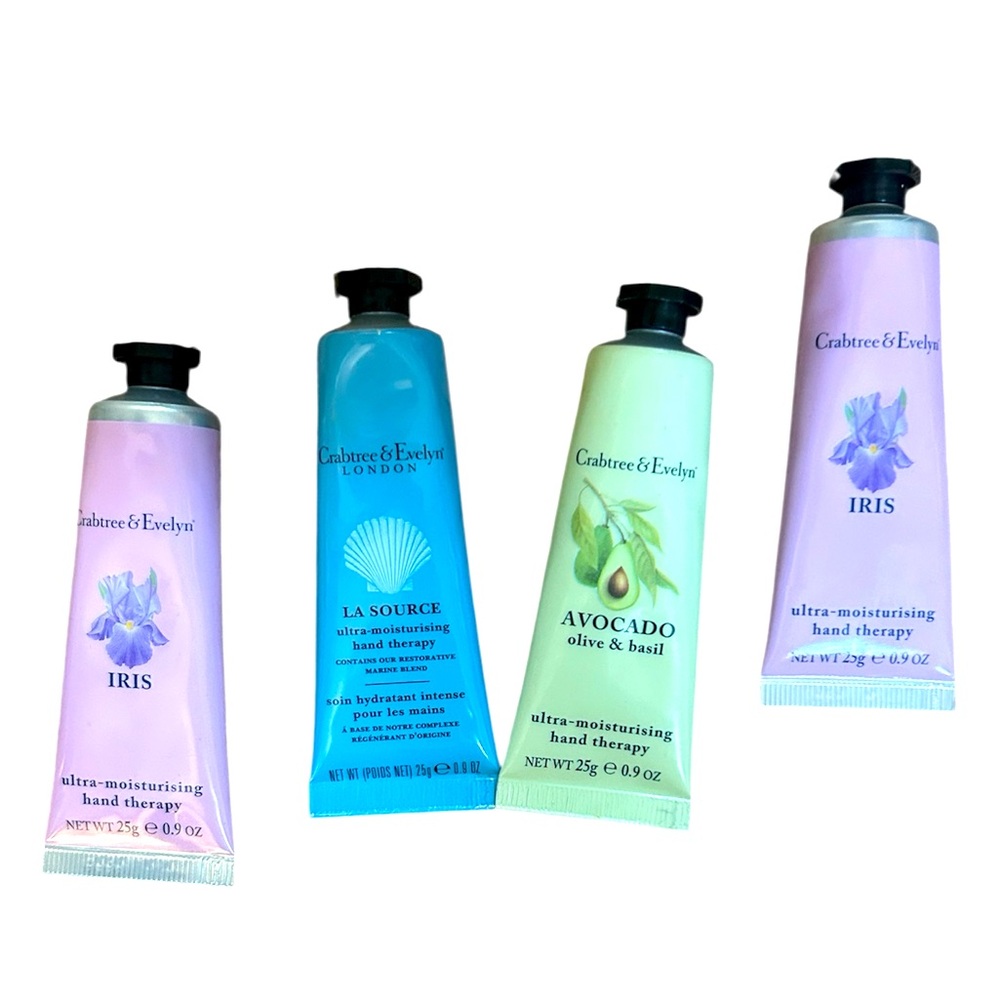 Crabtree & Evelyn Hand Therapy Set - Lavender, Aqua, Mint